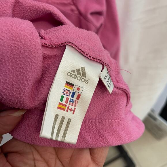Adidas Pink Women's Zip Jacket Size Medium - Picture 4 of 8
